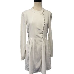 Chloe White Long Sleeve Dress